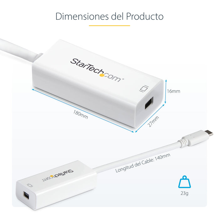 EAN 0065030875813 - StarTech.com CDP2MDP Adaptador gráfico USB 3840 x 2160 Pixeles imagen 12