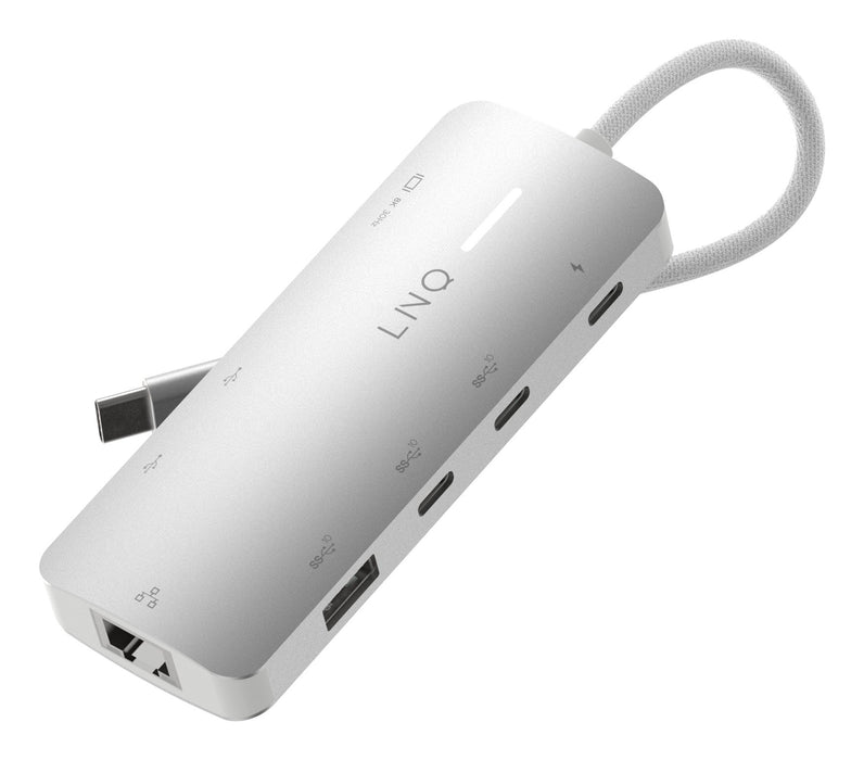 EAN 8720574622737 - LINQ LQ49081PS base para portátil y replicador de puertos Alámbrico USB 3.2 Gen 2 (3.1 Gen 2) Type-C Gris imagen 2