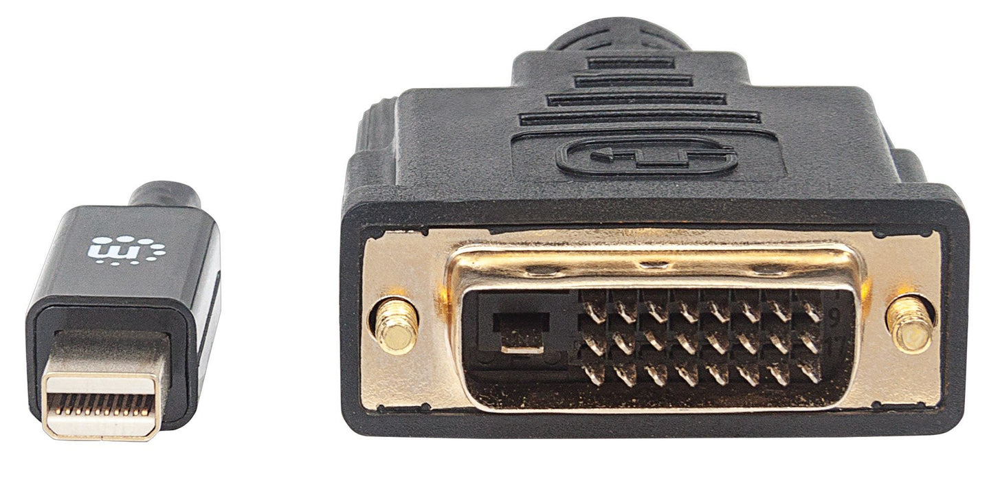EAN 0766623152150 - Manhattan 152150 adaptador de cable de vídeo 1,8 m Mini DisplayPort DVI-D Negro imagen 3