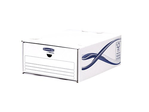 EAN 0043859671991 - Fellowes 4461104 empaque Caja de cartón para envíos Azul, Blanco imagen 3