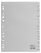 EAN 4005546600239 - Durable 652410 lengüeta de índice Separador numérico con pestaña Polipropileno (PP) Gris imagen 1