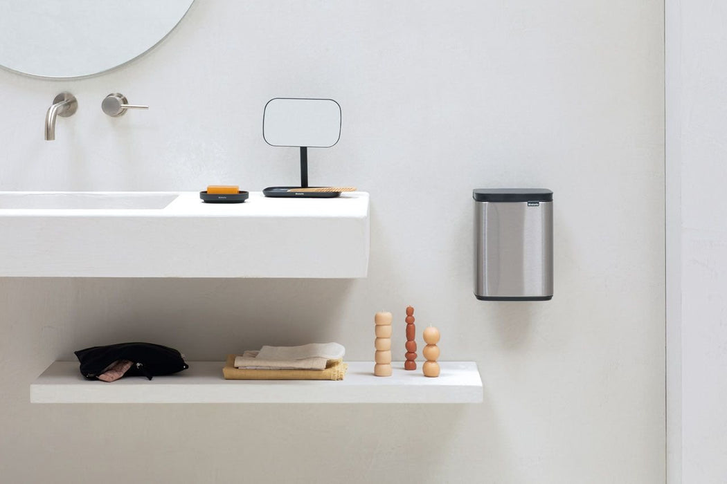 EAN 8710755222849 - Brabantia Bo Waste Bin 4 L Rectangular Acero Negro, Acero imagen 4