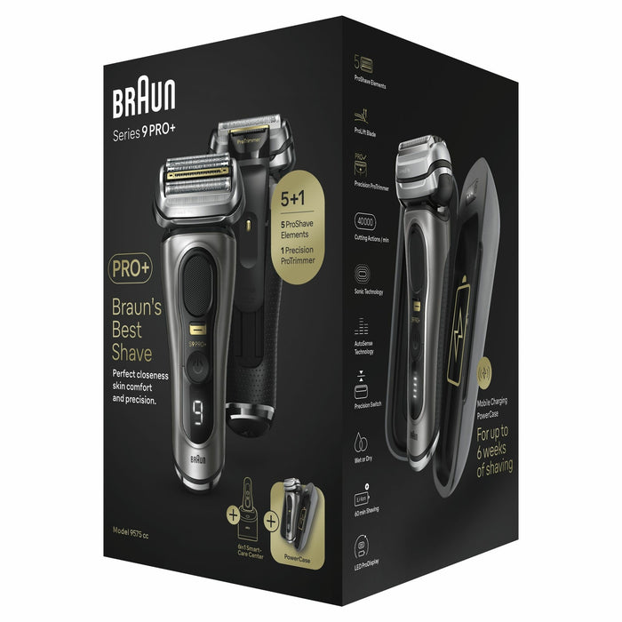 EAN 7500435218276 - Braun Series 9 Pro+ 9575cc Wet & Dry Máquina de afeitar de láminas Recortadora Metálico imagen 4