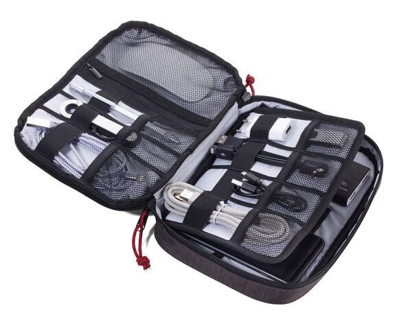 EAN 4024023021916 - TROIKA BUSINESS TECH POUCH organizador personal Poliéster Negro, Gris imagen 2