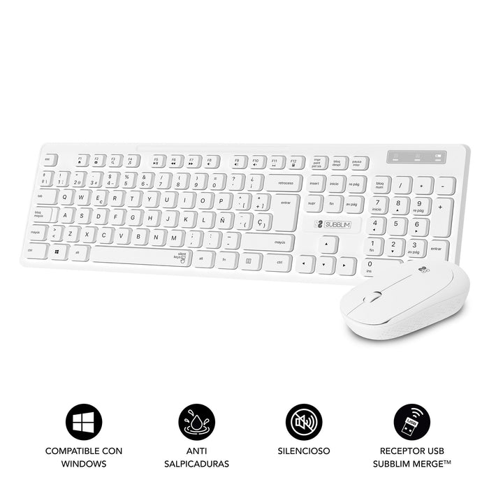 EAN 8436586742560 - SUBBLIM SUBKBC-CSSW11 teclado Ratón incluido Universal RF inalámbrico QWERTY Español imagen 2