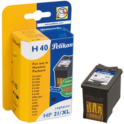EAN 4018474101631 - Pelikan H40 cartucho de tinta 1 pieza(s) Alto rendimiento (XL) Negro imagen 1