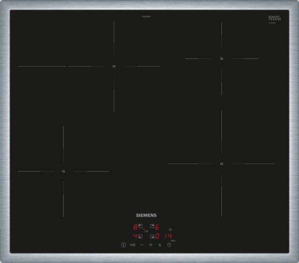 EAN 4242003934753 - Siemens iQ300 EH645BFB6E hobs Negro, Acero inoxidable Integrado 60 cm Con placa de inducción 4 zona(s) imagen 1