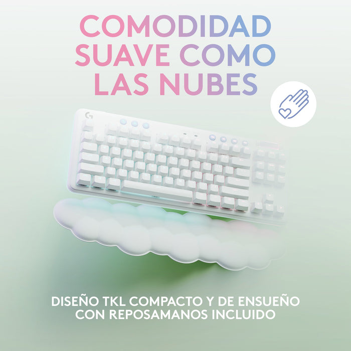 EAN 5099206098701 - Logitech G 920-010454 teclado Juego RF Wireless + Bluetooth QWERTY Español Blanco imagen 4