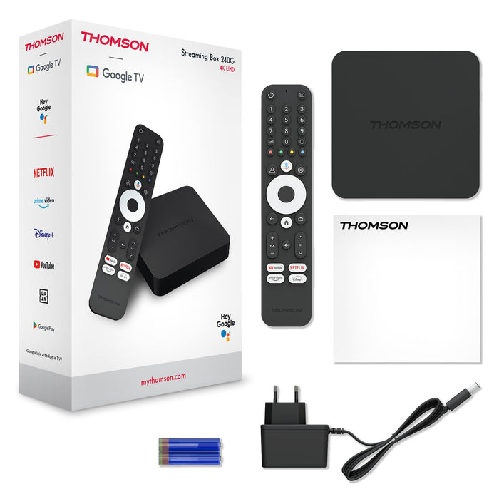 EAN 9120106661699 - Thomson 240G convertidor de Smart TV Negro 4K Ultra HD 8 GB Wifi Ethernet imagen 2