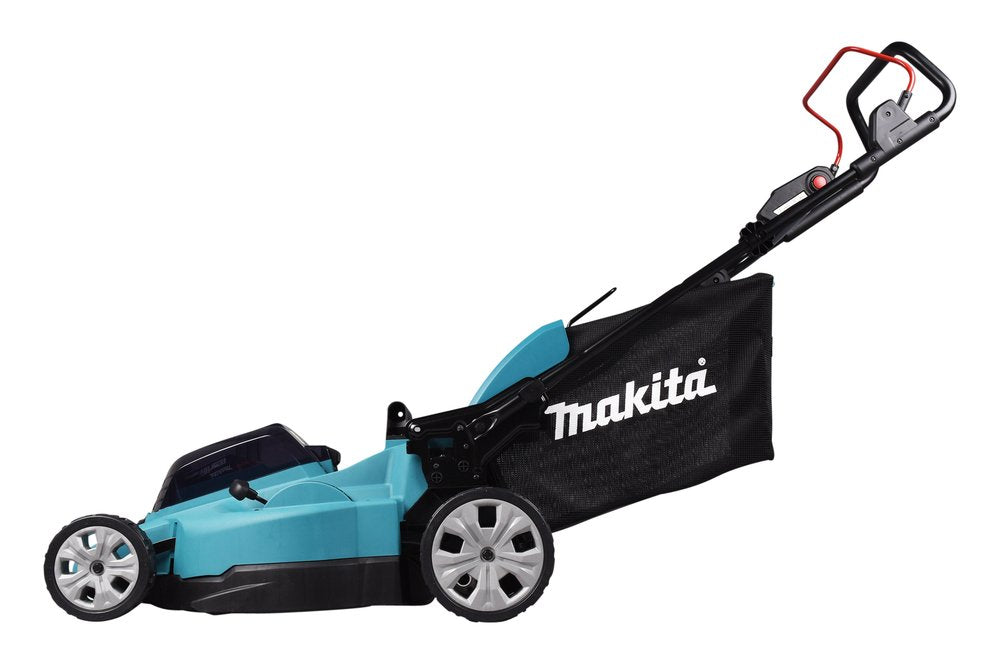 EAN 0088381756631 - Makita DLM480Z cortadora de césped Cortacésped manual Batería Negro, Turquesa imagen 9