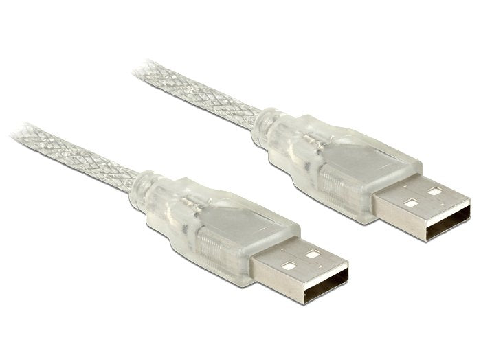 EAN 4043619838868 - DeLOCK 0.5m, 2xUSB2.0-A cable USB USB 2.0 0,5 m USB A Transparente imagen 1