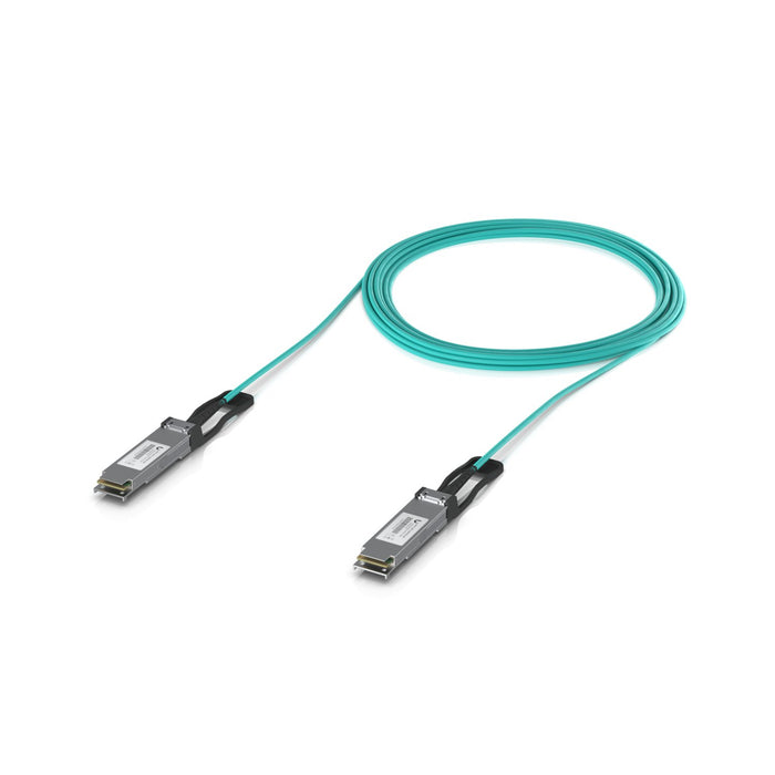 EAN 0810084690079 - Ubiquiti UACC-AOC-QSFP28-10M Cable de fibra óptica e InfiniBand Color aguamarina imagen 1