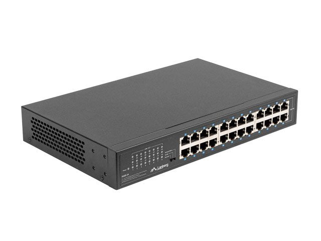 EAN 5901969429022 - Lanberg RSGE-24 switch No administrado Gigabit Ethernet (10/100/1000) 1U Negro imagen 2