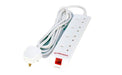 EAN 5715063413807 - Microconnect MC-UKSURGESTRIP4-2M base múltiple 4 salidas AC Interior Blanco imagen 1
