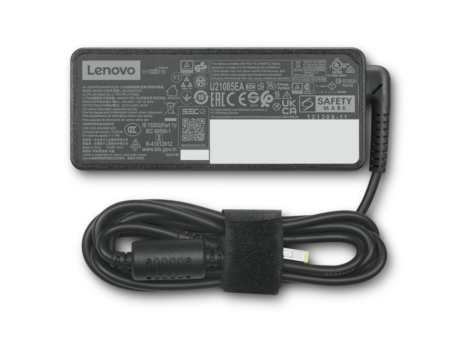EAN 0195892060192 - Lenovo 4X21J81440 adaptador e inversor de corriente Interior 65 W Negro imagen 2