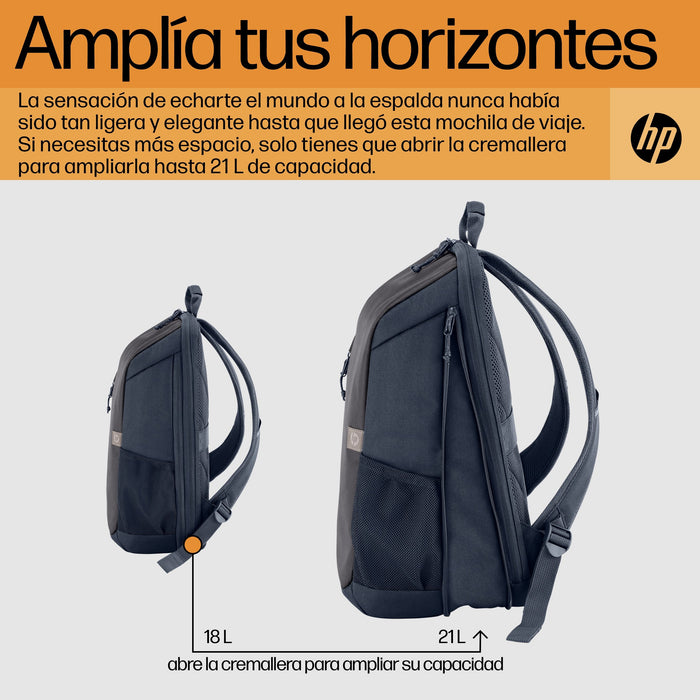 EAN 0196548945498 - HP Travel 18 Liter 15.6 Iron Gray Laptop Backpack 39,6 cm (15.6") Azul, Gris imagen 6
