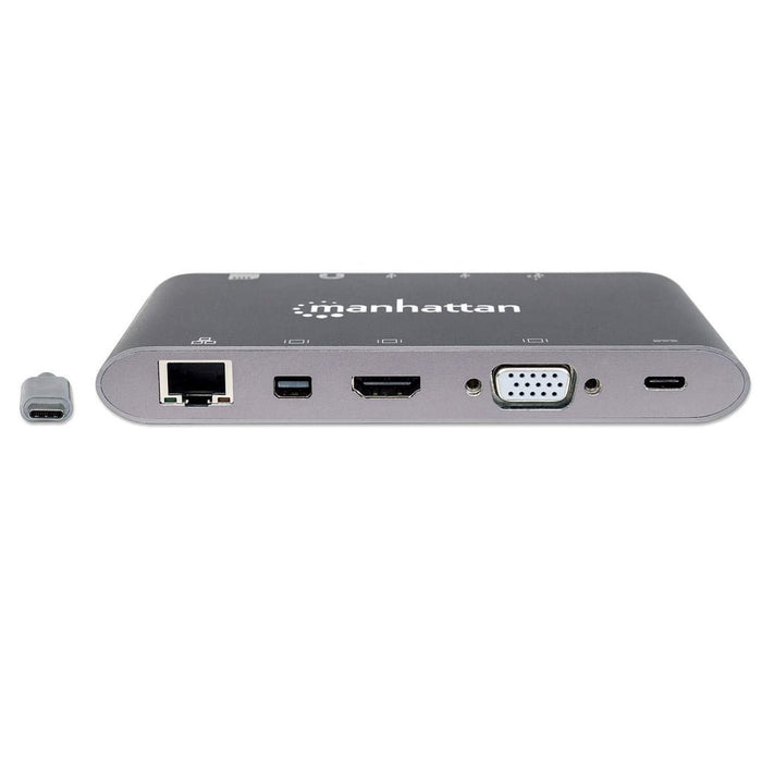 EAN 0766623152808 - Manhattan 152808 base para portátil y replicador de puertos Alámbrico USB 3.2 Gen 1 (3.1 Gen 1) Type-C Pl imagen 3