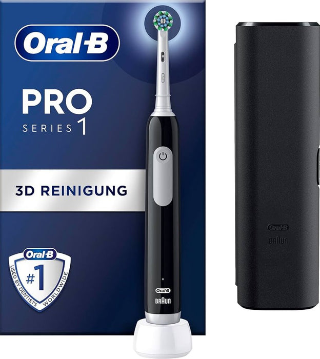 EAN 8001090914170 - Oral-B Pro 1 Cross Action Adulto Cepillo dental oscilante Negro imagen 1