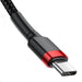EAN 6953156285248 - Baseus Cafule cable USB 2 m USB C Negro, Rojo imagen 2