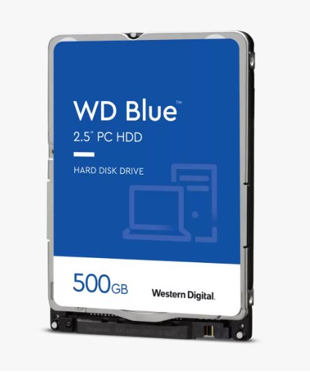 EAN 0718037845524 - Western Digital Blue WD5000LP disco duro interno 500 GB 5400 RPM 128 MB 2.5" Serial ATA III imagen 1