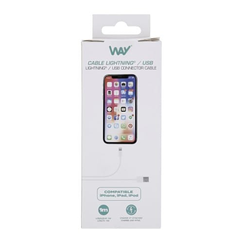 EAN 3303170090794 - T'nB WCBL01 cable de conector Lightning 1 m Blanco imagen 4