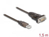 EAN 4043619626458 - DeLOCK 62645 cable de serie Negro USB tipo A DB-9 imagen 2