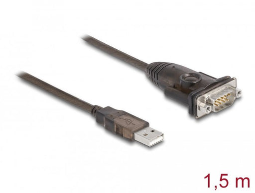 EAN 4043619626458 - DeLOCK 62645 cable de serie Negro USB tipo A DB-9 imagen 2