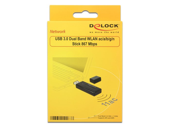 EAN 4043619124633 - DeLOCK 12463 adaptador y tarjeta de red WLAN 867 Mbit/s imagen 3