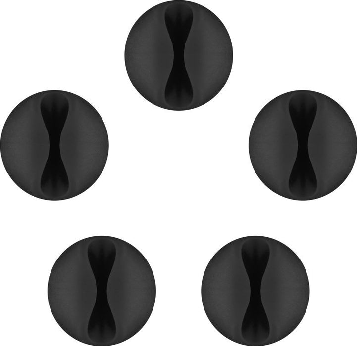 EAN 4040849950407 - Goobay 95040 organizador de cables Universal Soporte para cables Negro 5 pieza(s) imagen 1