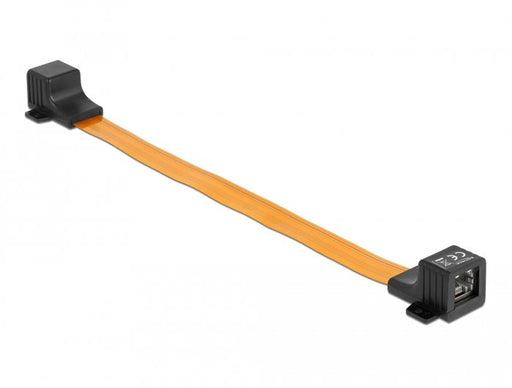 EAN 4043619870318 - DeLOCK 87031 cable de red Negro, Naranja 0,3 m imagen 1