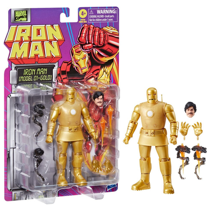 EAN 5010996206657 - Marvel Legends Series Iron Man (Model 01 - Gold) imagen 5