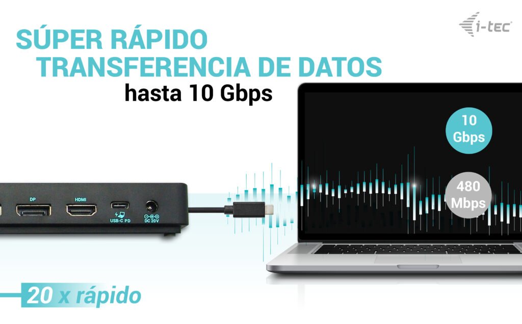 EAN 8595611706592 - i-tec C31TRIPLEDOCKPDPRO2 base para portátil y replicador de puertos Alámbrico USB 3.2 Gen 1 (3.1 Gen 1)  imagen 9