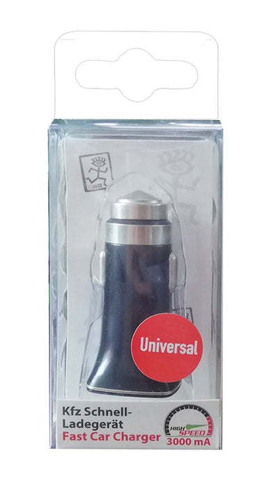 EAN 4010425959551 - 2GO 795955 cargador de dispositivo móvil Universal Negro Encendedor de cigarrillos Carga rápida Auto imagen 2