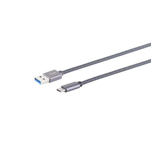 EAN 4017538132154 - S/CONN 13-38020 cable USB USB 3.2 Gen 2 (3.1 Gen 2) 1 m USB A USB C Gris imagen 1