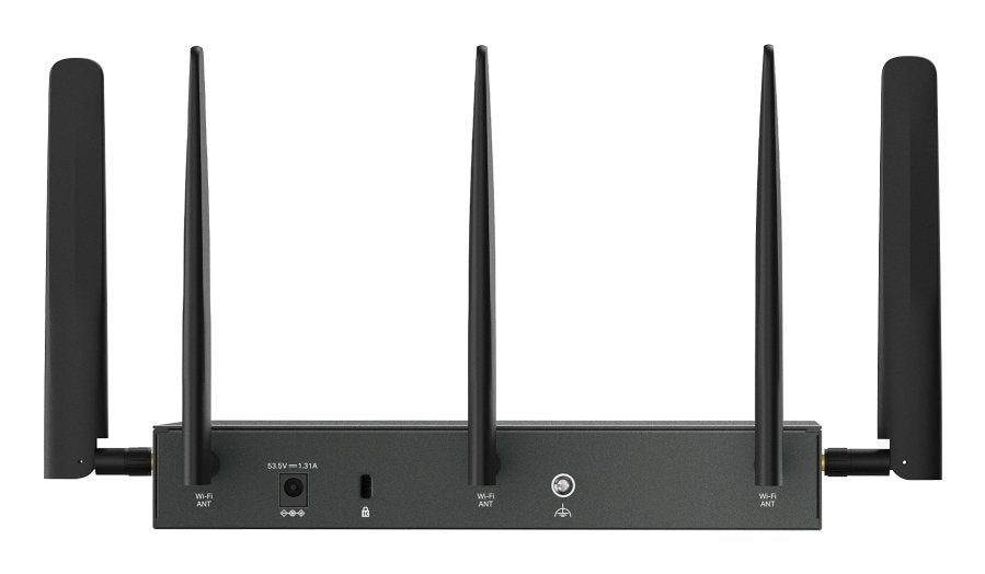 EAN 8885020627428 - TP-Link ER706WP-4G router inalámbrico Gigabit Ethernet Doble banda (2,4 GHz / 5 GHz) Negro imagen 2