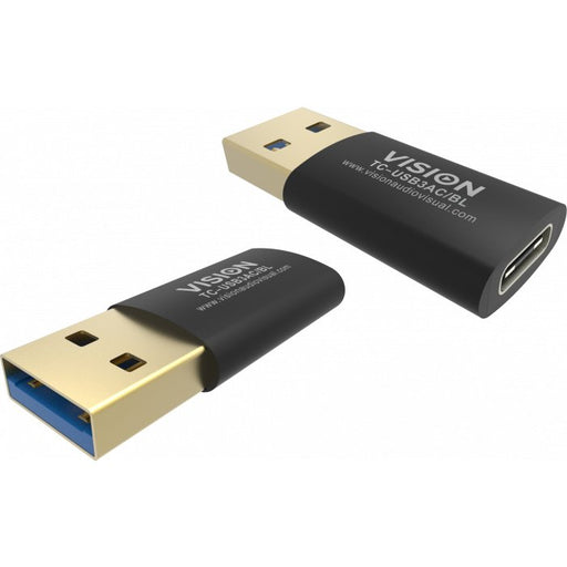 EAN 5535560000009 - Vision TC-USB3AC/BL cambiador de género para cable Negro imagen 1
