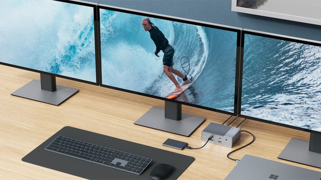 EAN 0817110016421 - HYPER HDG215-EU base para portátil y replicador de puertos Alámbrico USB 3.2 Gen 1 (3.1 Gen 1) Type-C Pla imagen 10