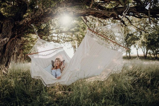 EAN 4030454000734 - AMAZONAS AZ-1062100 hamaca Hamaca colgante 3 personas(s) Algodón Blanco imagen 2