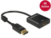 EAN 4043619626076 - DeLOCK 62607 adaptador de cable de vídeo 0,2 m DisplayPort HDMI tipo A (Estándar) Negro imagen 2