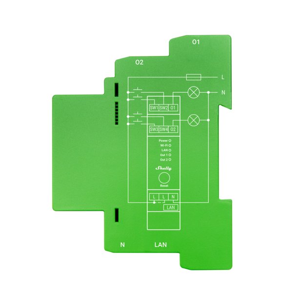 EAN 3800235268179 - Shelly Pro Dimmer 2PM Integrado Regulador de intensidad Azul, Verde, Gris imagen 2