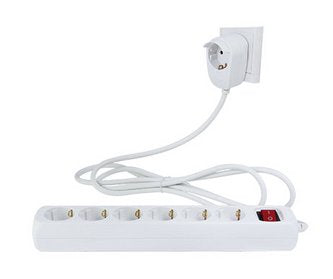 EAN 4006341700896 - REV 0012692114 base múltiple 2 m 7 salidas AC Interior Blanco imagen 1