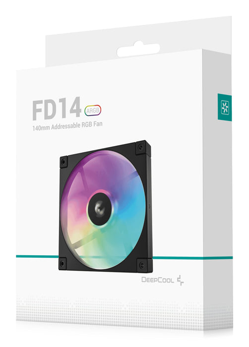 EAN 6933412710950 - DeepCool FD14 ARGB Carcasa del ordenador Ventilador 14 cm Negro, Blanco 1 pieza(s) imagen 9