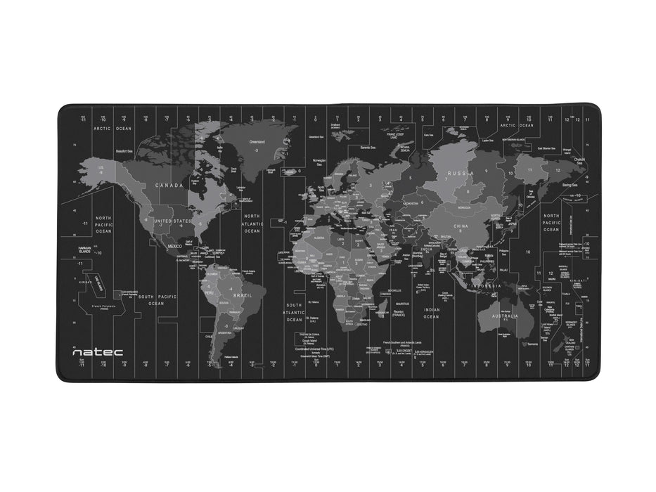 EAN 5901969410761 - NATEC Time Zone Map Maxi Negro, Gris imagen 1