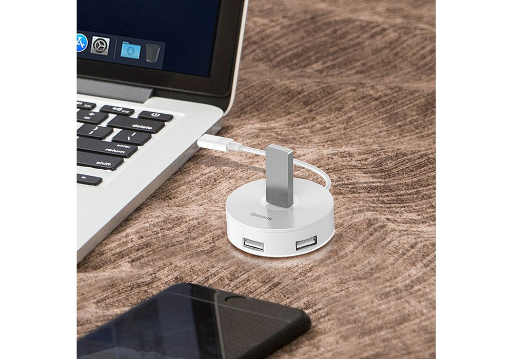 EAN 6953156284265 - Baseus CAHUB-G02 hub de interfaz USB 2.0 Type-C Blanco imagen 4