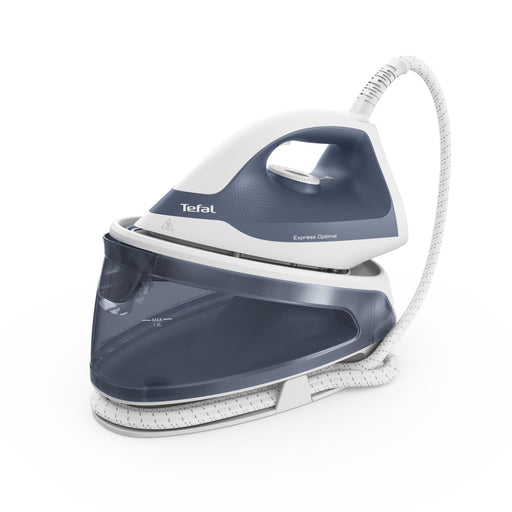 EAN 3121040090091 - Tefal Express Optimal SV4110 2200 W 1,2 L Ceramic Express Glide Azul, Blanco imagen 1