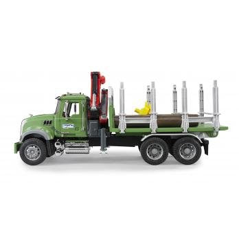 EAN 4001702028244 - BRUDER MACK Granite Timber truck with 3 trunks imagen 3