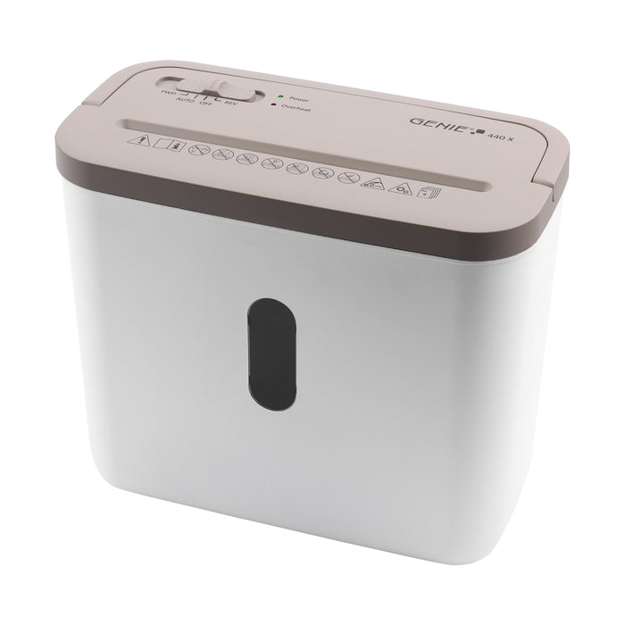 EAN 4030152953691 - Genie 440 X BR triturador de papel Corte cruzado 72 dB Marrón, Blanco imagen 1