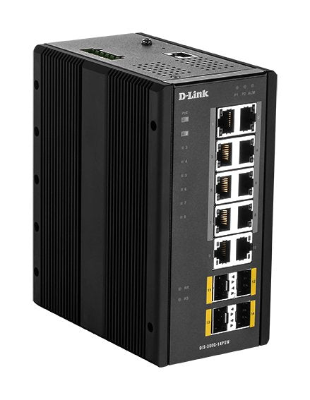 EAN 0790069437922 - D-Link DIS‑300G‑14PSW Gestionado L2 Gigabit Ethernet (10/100/1000) Energía sobre Ethernet (PoE) Negro imagen 1