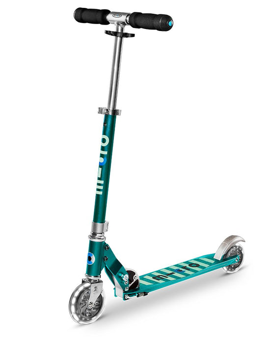 EAN 7630053531003 - Micro Mobility Sprite LED Petrol Stripe Niños Patinete clásico Color petróleo imagen 1