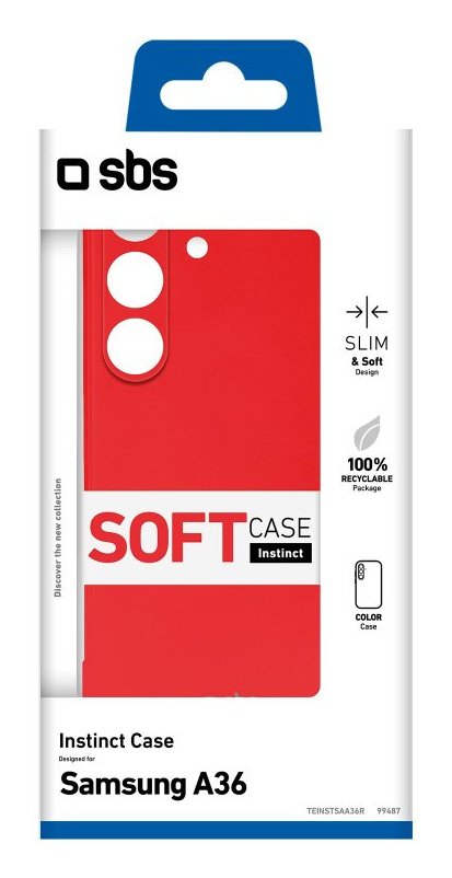 EAN 8018417499487 - SBS Instinct funda para teléfono móvil 17 cm (6.7") Rojo imagen 2
